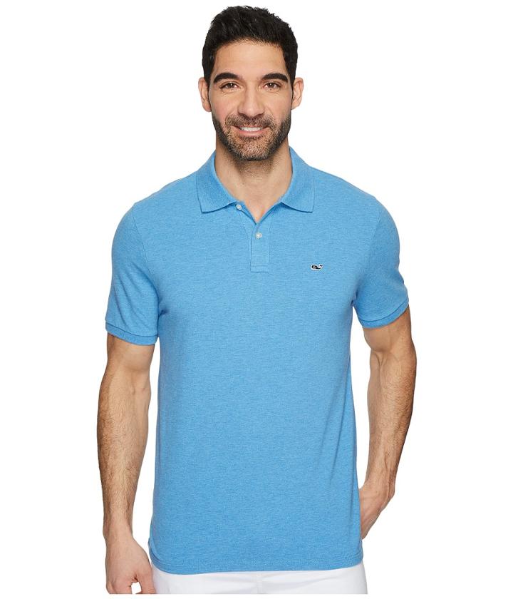 Vineyard Vines - Stretch Pique Heather Polo