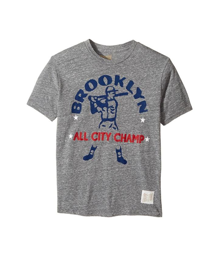 The Original Retro Brand Kids - Brooklyn All City Champ Short Sleeve Tri-blend Tee