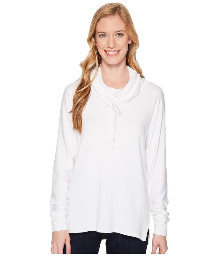 Beyond Yoga - Modal Baby Terry Drawcord Cowl Dolman