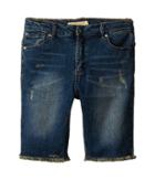 Appaman Kids - Vintage Soft Raw Edge Bermuda Denim Shorts