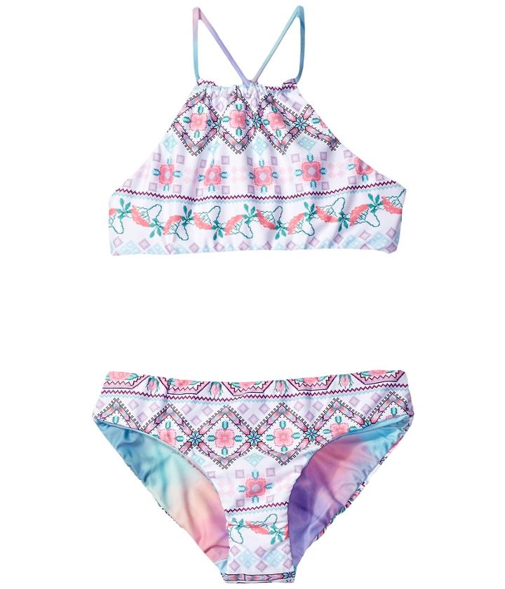 Seafolly Kids - Festival Surf Reversible Tankini Set