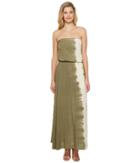 Culture Phit - Essence Strapless Tie-dye Maxi Dress With Slit