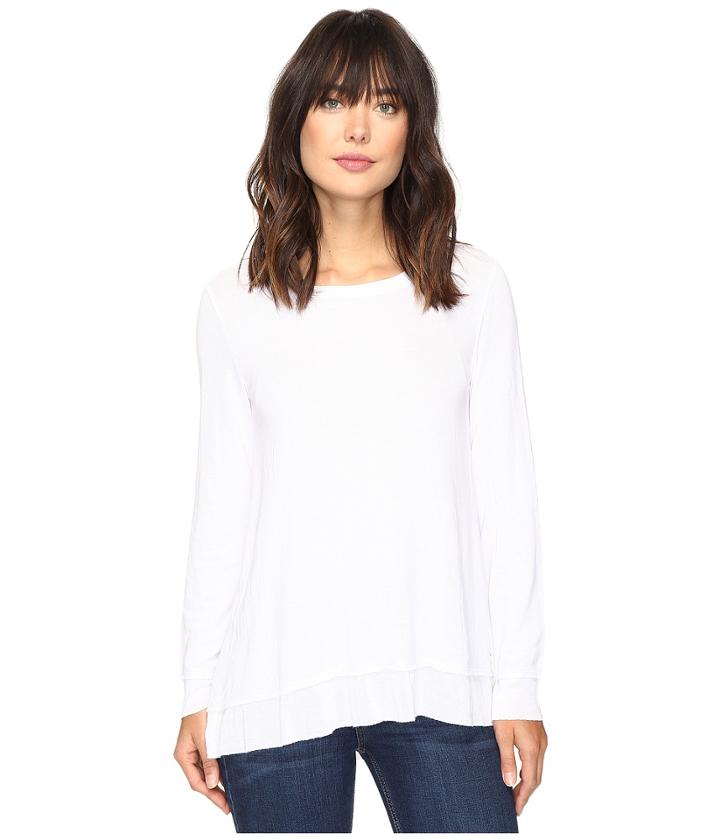 Dylan By True Grit - Glam Softest Fleece Asymmetrical Pullover