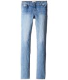 Hudson Kids - Dolly Five-pocket Skinny With Raw Hem Jeans In Ice