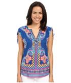 Hale Bob - Take Your Pick Top W/ Drawstring Detail At Shoulder