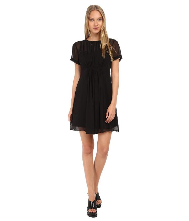 Marc By Marc Jacobs - Marquee Georgette Pintucked Flare Dress