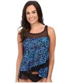 Miraclesuit - Purr-fection Mirage Layered Tankini Top