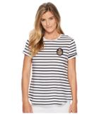 Lauren Ralph Lauren - Bullion-patch Striped T-shirt
