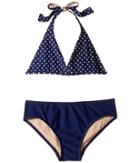 Toobydoo - Navy And White Dot Bikini