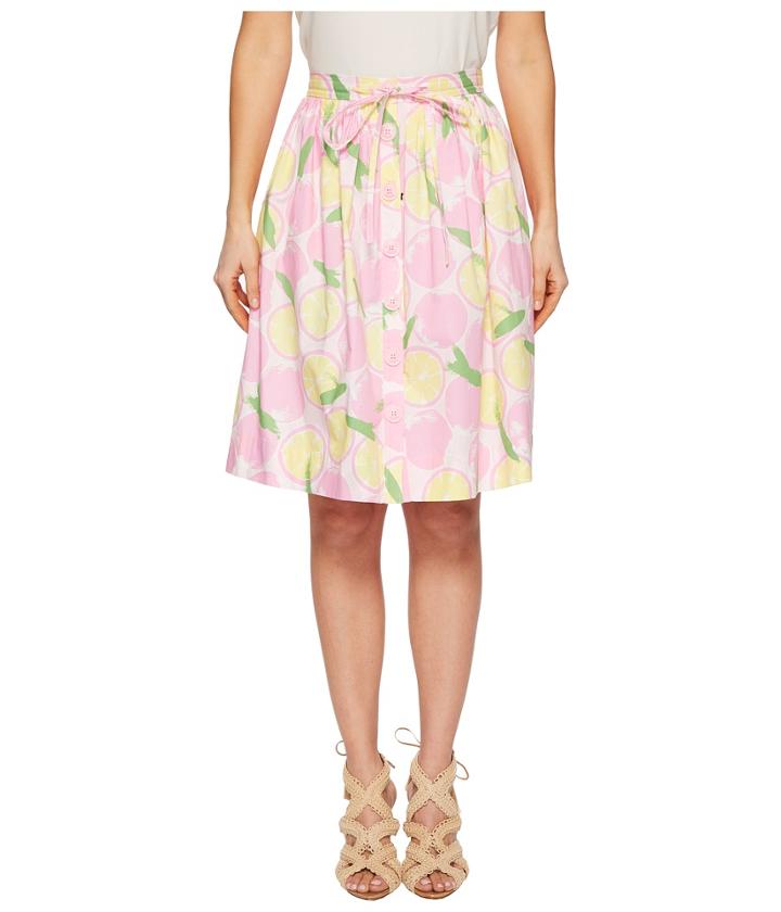 Boutique Moschino - Lemon Print Knee-length Skirt