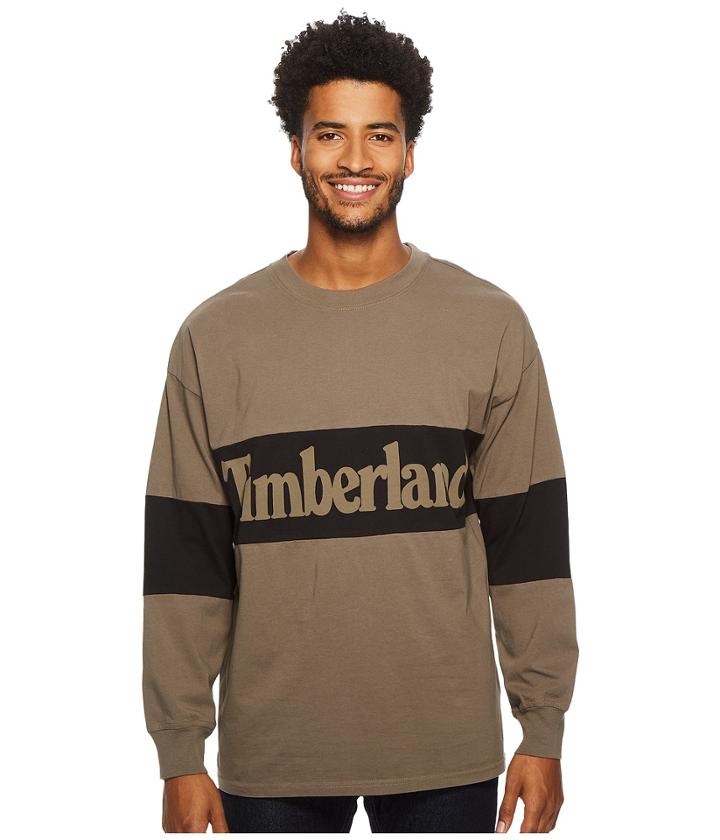 Timberland - Warner River Long Sleeve Retro Oversized Tee