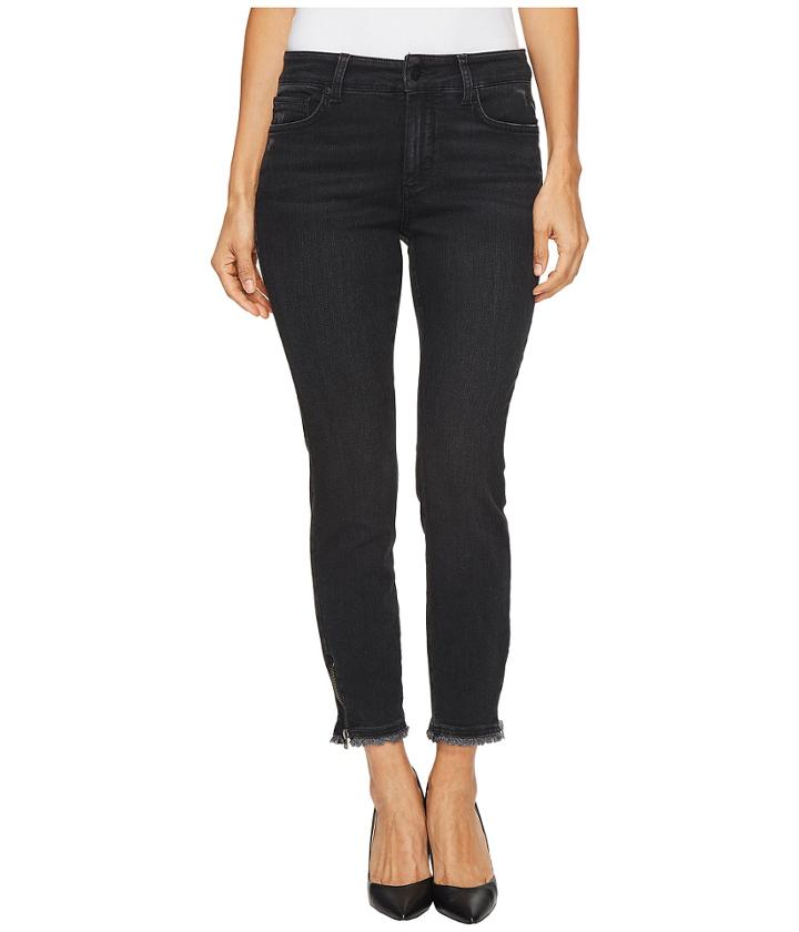 Nydj Petite - Petite Ami Skinny Ankle W/ Zipper In Campaign