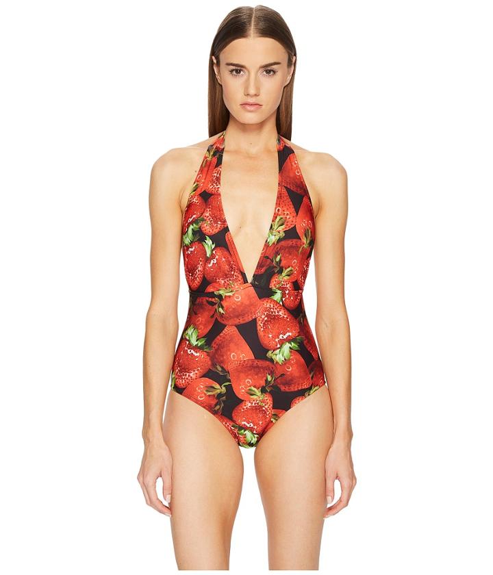 Moschino - Strawberry Print Swimsuit