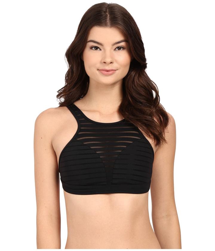 Jets By Jessika Allen - Parallels Sheer High Neck Bikini Top