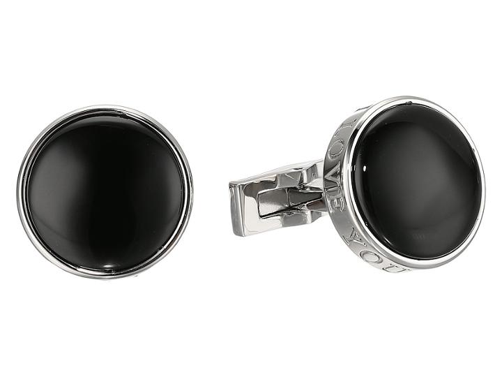 Cufflinks Inc. - Onyx I Love You Stainless Steel Cufflinks