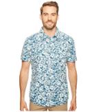 Agave Denim - Isla Vista Bloom Linen Short Sleeve Button Up
