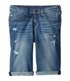 True Religion Kids - Geno Single End Shorts In Used Wash