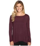 Lilla P - Long Sleeve Open Back Swing Top