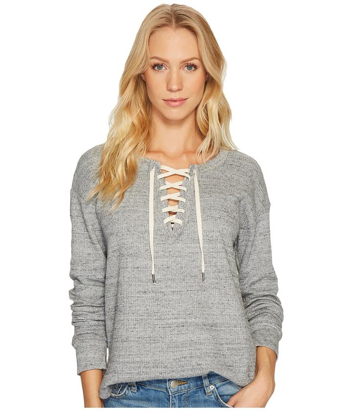 Splendid - Lace-up Tunic