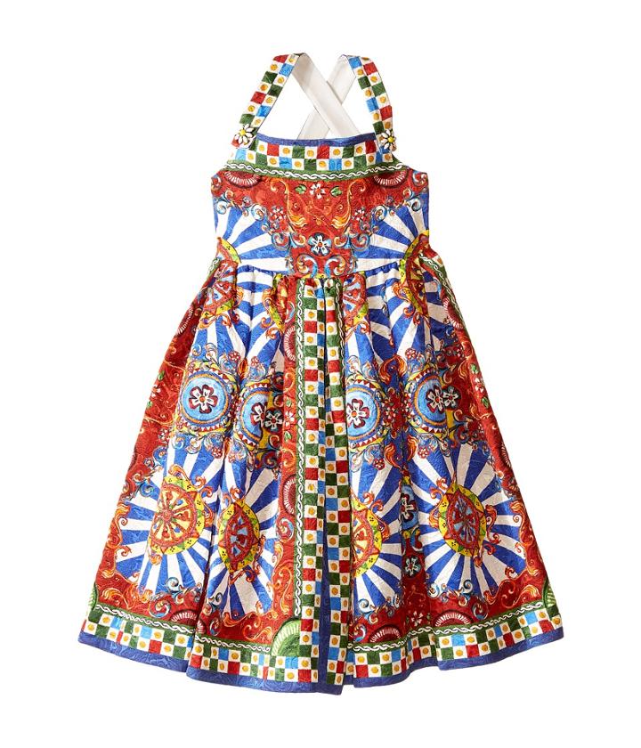 Dolce &amp; Gabbana - Wheel Crisscross Back Dress