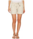 Jag Jeans Petite - Petite Adeline Twill Shorts In Stone
