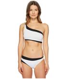 Proenza Schouler - Contrast Solids Two-piece Bikini Set W/ Layered One-shoulder Top Classic Bottom