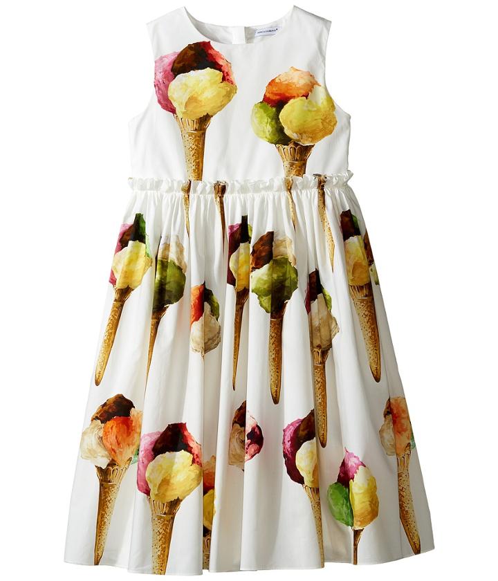 Dolce &amp; Gabbana Kids - Gelato Poplin Dress
