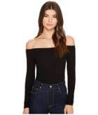 Only Hearts - Wide Wale Rib Off Shoulder Bodysuit