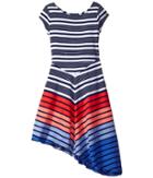 Tommy Hilfiger Kids - Yarn-dye Multi Directional Stripe Dress