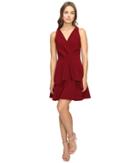 Adelyn Rae - Fit And Flare Dress With Front Ruffle