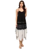 Culture Phit - Calico Flowy Tie-dye Midi Dress