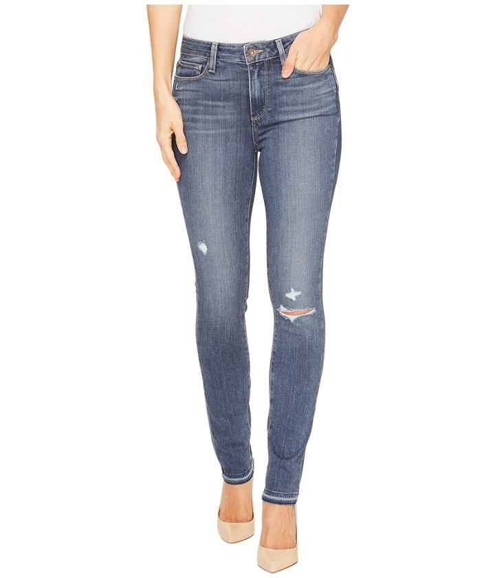 Paige - Hoxton Ankle Peg W/ Folded Undone Hem In Lexi Destructed