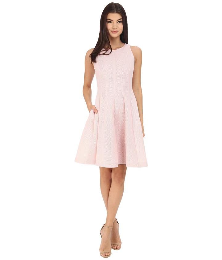 Badgley Mischka - Seamed Flare Dress
