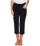 Jag Jeans Petite - Petite Peri Straight Pull-on Denim Crop In After Midnight