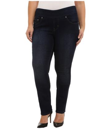 Jag Jeans Plus Size - Plus Size Nora Pull On Narrow Jeans In Dark Whale
