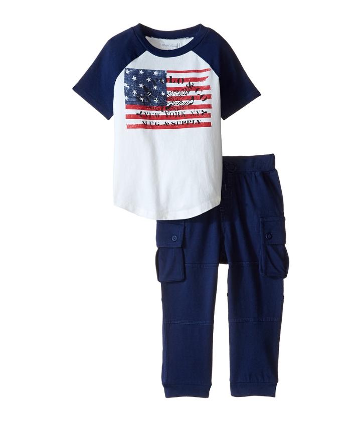 Ralph Lauren Baby - Jersey Cargo Pants Set