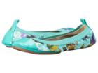 Yosi Samra - Samantha Floral Leather Fold Up Flat
