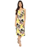Maggy London - Peony Bouquet Printed Crepe Sheath Dress