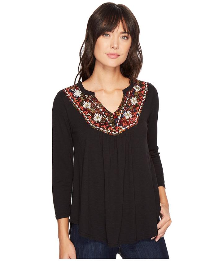 Roper - 1299 Poly Rayon Slub Jersey Peasant Top