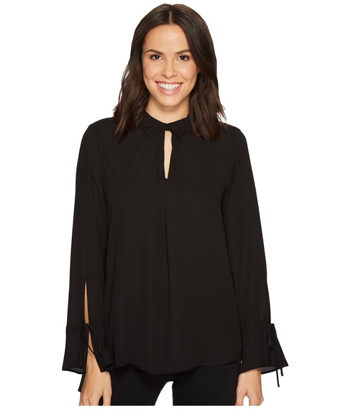 Vince Camuto - Flare Cuff Keyhole Blouse
