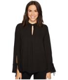 Vince Camuto - Flare Cuff Keyhole Blouse