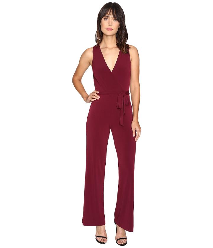 Catherine Catherine Malandrino - Sleeveless Jumpsuit W/ Self Belt
