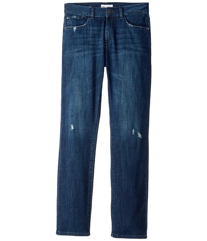 Dl1961 Kids - Mid Wash Slim Leg With Mild Distressing Jeans In Lodi