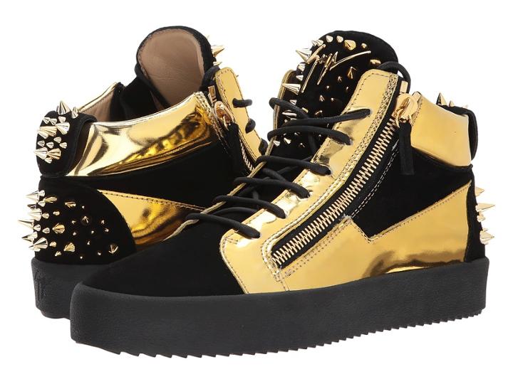 Giuseppe Zanotti - May London Mid Top Metallic Sneaker