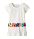 Moschino Kids - Short Sleeve Tunic W/ Logo Belt Graphic