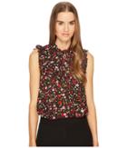 Kate Spade New York - Boho Floral Ruffle Yoke Top