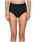 Tommy Bahama - Pearl High-waist Shirred Bikini Bottom