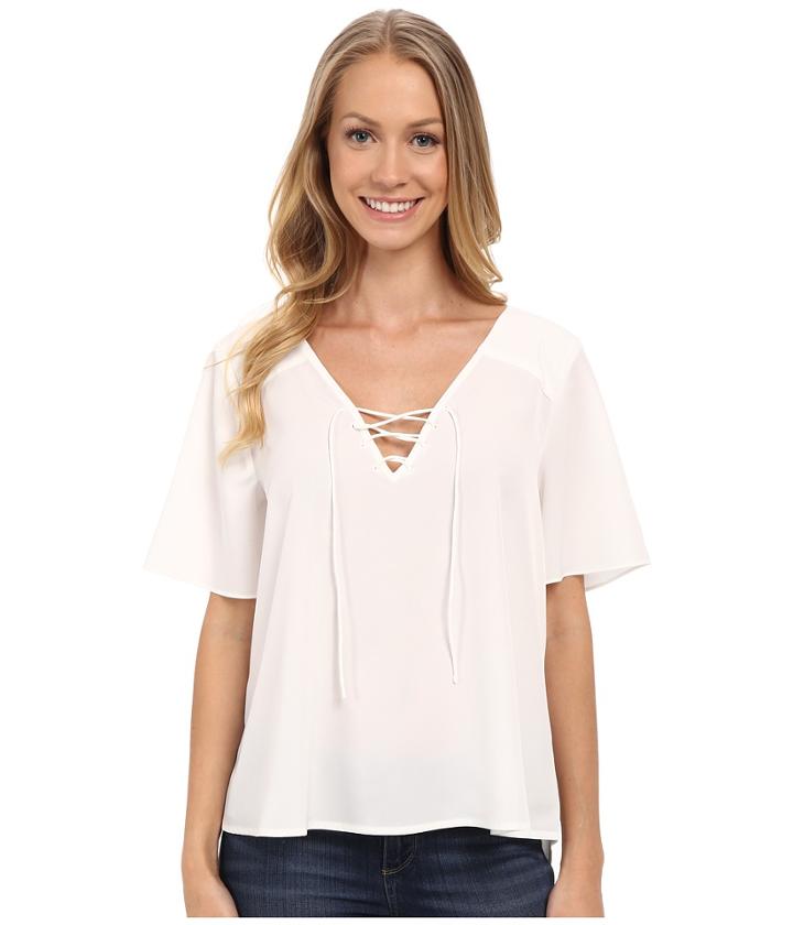 Sanctuary - Kate Lace-up Top