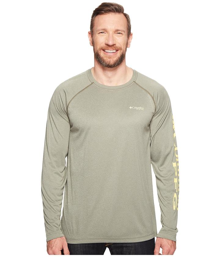 Columbia - Big Tall Terminal Tackle Heather Long Sleeve Shirt