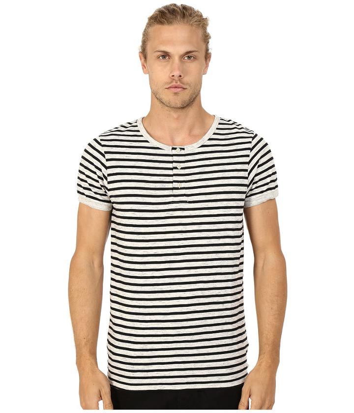 Scotch &amp; Soda - Short Sleeve Grandad Tee